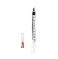 Seringa de Tuberculina 1ml, Luer, com Agulha 0,45 x 13 mm Cx.20