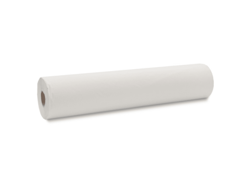 Papel Marquesa celulose, celulose de papel reciclado, 2 capas, Largura 60cm, Pré-corte 40cm, Rolo de 70m Cx.6