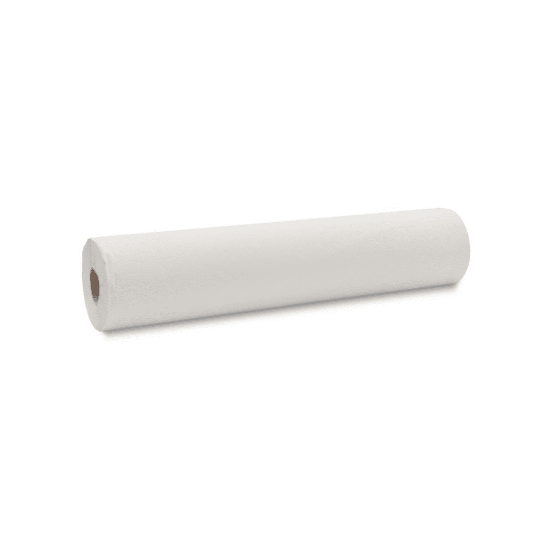 Papel Marquesa celulose, celulose de papel reciclado, 2 capas, Largura 60cm, Pré-corte 40cm, Rolo de 70m Cx.6