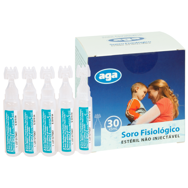 Soro Fisiológico Estéril 5ml, monodose, Cx.30